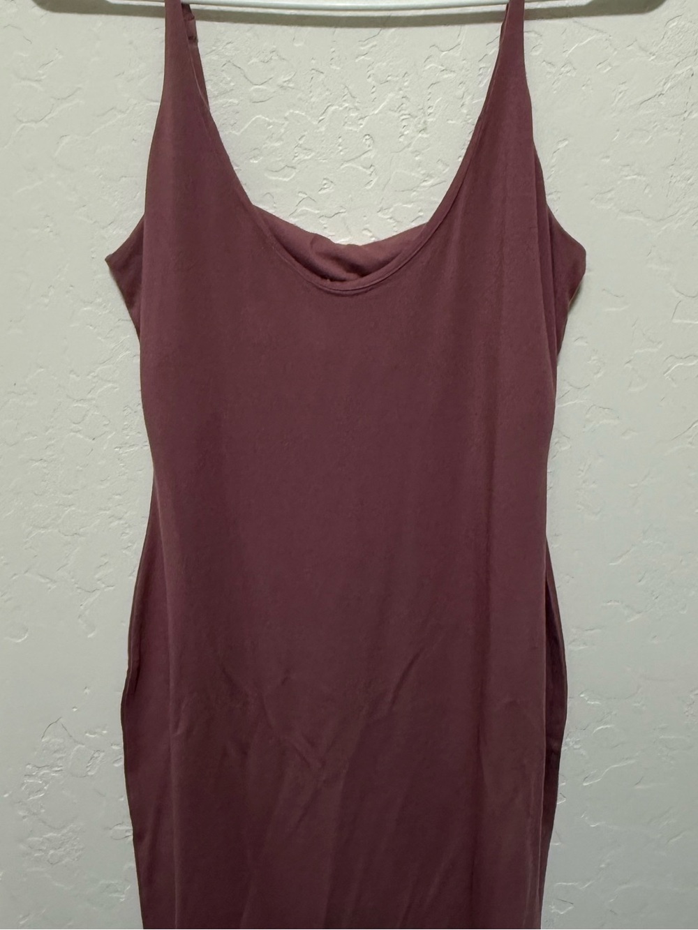 SKIMS Mauve Spaghetti-Strap Tank Dress